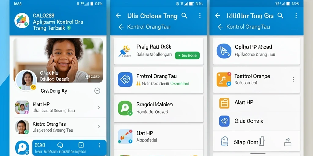 Antarmuka intuitif CALO288 untuk kontrol orang tua
