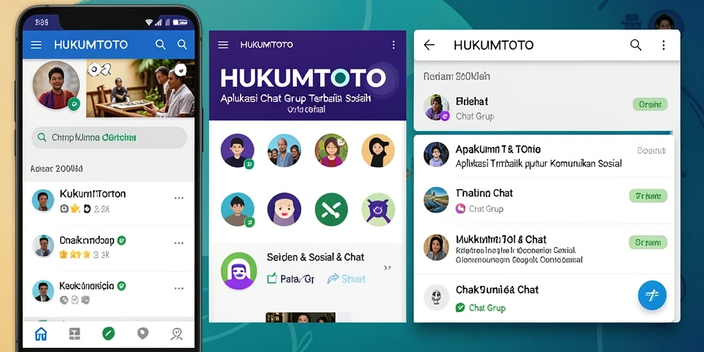 Tampilan antarmuka HUKUMTOTO yang sederhana dan menarik.