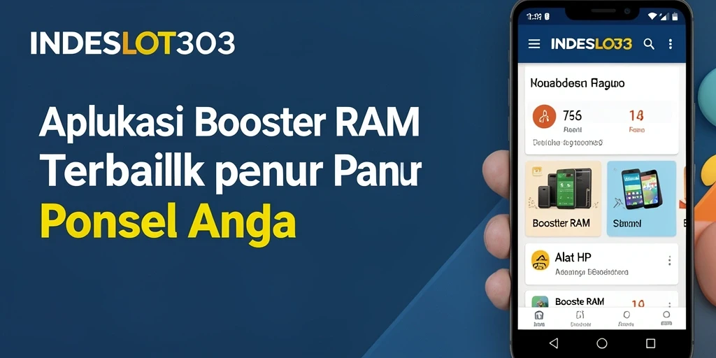 Tampilan antarmuka INDESLOT303 yang sederhana dan fungsional untuk pengoptimalan RAM.