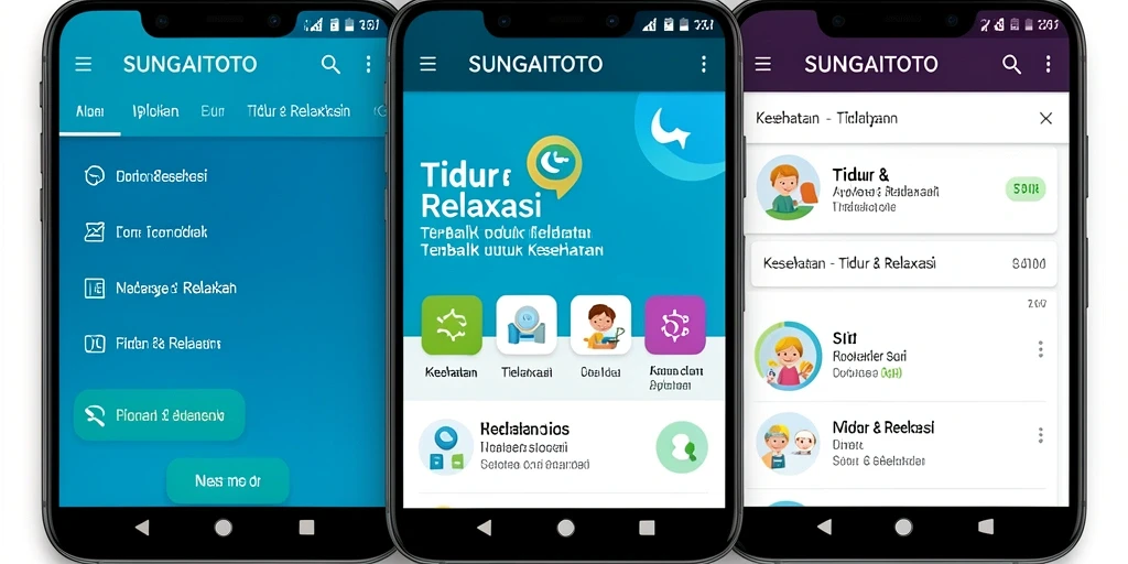 Tampilan antarmuka SUNGAITOTO yang sederhana dan intuitif.