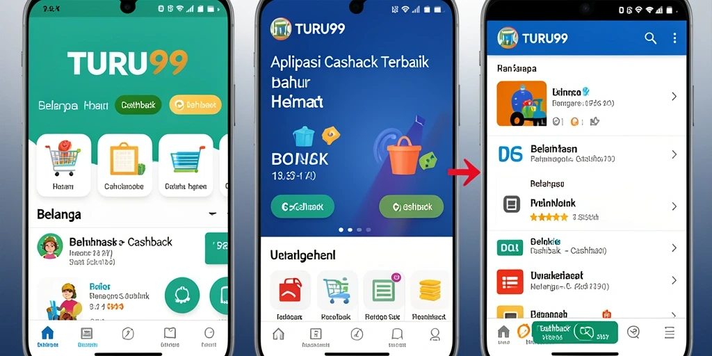 Tampilan antarmuka TURU99 yang menarik dan fungsional untuk Cashback.